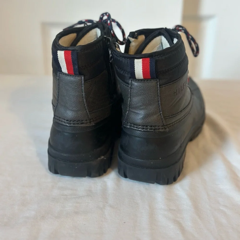Tommy Hilfiger Kids' Black Waterproof Ankle Boots size 3
